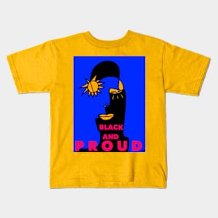 Black And Proud Kids T-Shirt